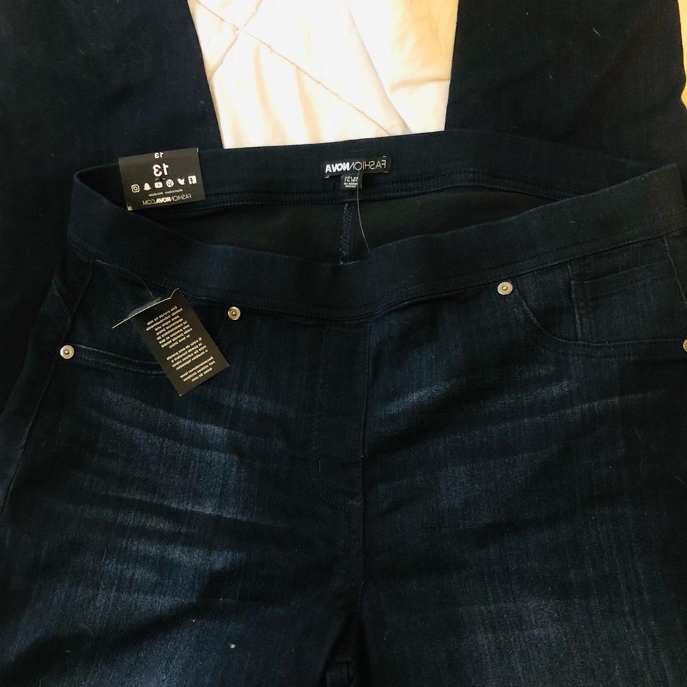 Super high waist jeans leggings ..